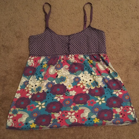 Kirra Large (size 6/8) spaghetti strap shirt - Picture 1 of 8